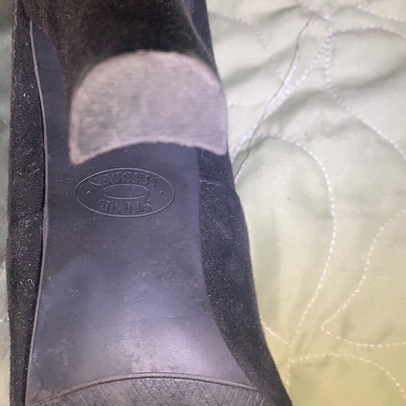 Over the knee tall black boots Steve Madden size 9 - Picture 3 of 4